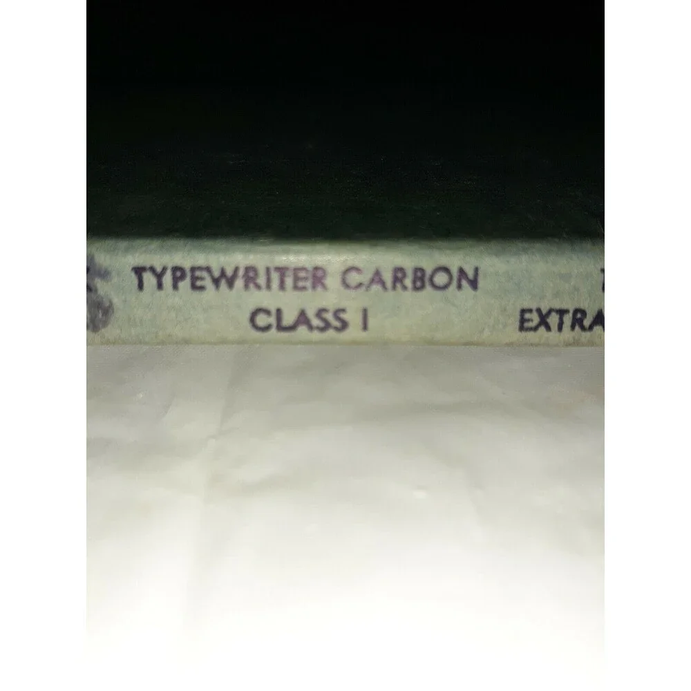Vtg Eaton-Allen Corp. Carbon Paper Black Medium Finish Extra Quality Lt Wt